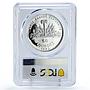 Haiti 50 gourdes Woman on the Beach Fineness Left PR69 PCGS silver coin 1973