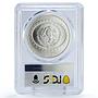 Mexico 5 pesos Precolombina Vasija Statue Sculpture MS69 PCGS silver coin 1997