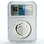 Palau 5 dollars Meteorites Fall Nantan Bulls Space PF67 NGC silver coin 2006