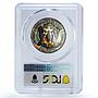 Sao Tome 250 dobras Independence United Nations UN PR66 PCGS silver coin 1977