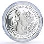 Sandwich Islands 2 pounds x 4 Set Albatross Penguin Seal Whale silver coins 2006