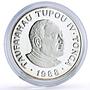 Tonga 1 paanga Seoul Summer Olympic Games Boxing Boxers proof silver coin 1988
