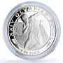Tonga 1 paanga Seoul Summer Olympic Games Shot Put proof silver coin 1988