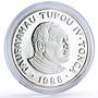 Tonga 1 paanga Seoul Summer Olympic Games Swimming proof silver coin 1988