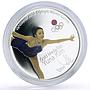 Tuvalu 1 dollar Vancouver Olympic Games Figure Skating Yuna Kim silver coin 2010