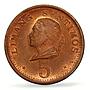 Philippines 5 sentimos Aquino PATTERN TRIAL KM-Pn33 SP64 PCGS copper coin 1967
