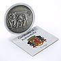 Congo 1000 francs African Ounce Wildlife Baby Lions Cubs Fauna silver coin 2012