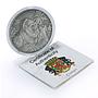 Congo 1000 francs African Ounce Wildlife Gorilla Monkey Fauna silver coin 2014