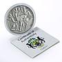 Gabon 1000 francs African Ounce Wildlife Baby Elephants Fauna silver coin 2013
