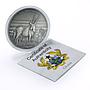 Ghana 5 cedis African Ounce Wildlife Oryx Gazelle Fauna silver coin 2018