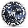 Cape Verde 250 escudos Independence 1st Anniversary Fish proof silver coin 1976