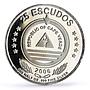 Cape Verde 25 escudos Christianity Saints Jesus Christ proof silver coin 2006