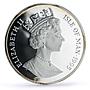 Isle of Man 5 angel Archangel Michael Dragon Slaying 5 oz proof silver coin 1995
