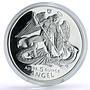 Isle of Man 5 angel Archangel Michael Dragon Slaying 5 oz proof silver coin 1995