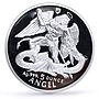 Isle of Man 5 angel Archangel Michael Dragon Slaying 5 oz proof silver coin 1995