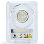 Indonesia Riau Arch. 1 5 10 25 50 sen Set Sukarno MS63 PCGS aluminum coins 1962