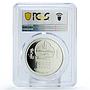 Mongolia 10000 togrog Ogodei Ugedei Khaan Khan PR69 PCGS silver coin 2016