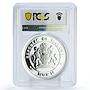 Malawi 20 kwacha Lunar Calendar Lu Tiger Year PR69 PCGS silver coin 2010