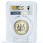 Namibia 1 mark Independence Lion TRIAL ESSAI X#E5 SP69 PCGS CuNi coin 1990