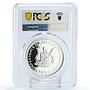 Namibia 10 dollars Independence Archer ESSAI X#E4 PR68 PCGS silver coin 1990