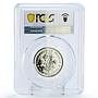 Nigeria 2 shilling Regular Coinage Queen Elizabeth KM-6 PR66 PCGS CuNi coin 1959