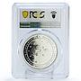 Turkiye 20 lira Galileo Galilei Solar System Space PR66 PCGS silver coin 2022