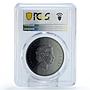 Niue 2 dollars Conservation Desert Life Cheetah Fauna MS69 PCGS silver coin 2020
