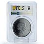 Niue 2 dollars Conservation Desert Life Oryx Gazelle MS68 PCGS silver coin 2020