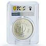 Pakistan 150 rupees Conservation Gharial Crocodile Fauna MS67 PCGS Ag coin 1976