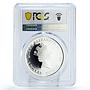 Tuvalu 1 dollar Conservation Wildlife Spider Fauna PR69 PCGS silver coin 2011