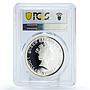 Tuvalu 1 dollar Conservation Wildlife Octopus Fauna PR69 PCGS silver coin 2011