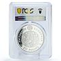 Belarus 20 roubles Vancouver Olympic Games Figure Skating PR67 PCGS Ag coin 2008