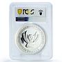 Congo 240 francs Lunar Calendar Dragon Year Longevity PR67 PCGS silver coin 2012