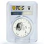 Lithuania 50 litu Conservation Misgurnus Fish Fauna PR68 PCGS silver coin 2010