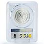 Mexico 1/2 onza Libertad Angel of Independence MS68 PCGS silver coin 1996
