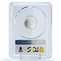 Mexico 1/10 onza Libertad Angel of Independence MS66 PCGS silver coin 1996