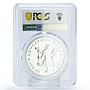Norway 100 kroner World Cycling Championships Cyclist PR67 PCGS silver coin 1993