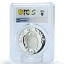 Nauru 10 dollars Conservation Wildlife Songbird Fauna PR70 PCGS silver coin 1993