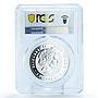 Niue 1 dollar Lunar Calendar Year of the Pig Gilt PR70 PCGS silver coin 2019