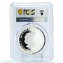 Tuvalu 1 dollar Conservation Wildlife Siberian Tiger PR70 PCGS silver coin 2012