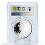 Tuvalu 1 dollar Conservation Wildlife Giant Panda PR69 PCGS silver coin 2011