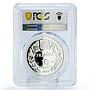 Ukraine 10 hryvnias Conservation Dormouse Mouse Fauna PR69 PCGS silver coin 1999