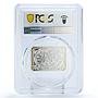 Andorra 5 diners Jesus Christ Miracles Last Supper Art PR69 PCGS Ag coin 2012