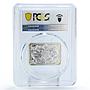 Andorra 5 diners Jesus Christ Miracles Lazarus Resurrection PR68 PCGS coin 2012
