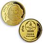 Mongolia 1000 togrog Philosopher Communist Karl Marx PR69 PCGS gold coin 2019