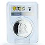 Tanzania 1000 shillings Kalashnikov Series Mikhail PR70 PCGS silver coin 2018