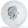 Australia 8 dollars Lunar Calendar II Year of the Mouse 5 oz silver coin 2008