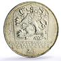 Czechoslovakia 25 korun Slovak Uprising 25th Anniversary silver coin 1969