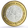 Mexico 100 pesos Cervantes Don Quijote Anniversary Literature bimetal coin 2005