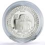Turkmenistan 500 manat Soltan Sanjar Mausoleum Architecture silver coin 2000